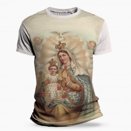 Camiseta Religiosa Catlica - Nossa Senhora do Carmo