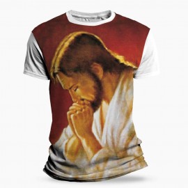 Camiseta Religiosa Catlica - Jesus Orando