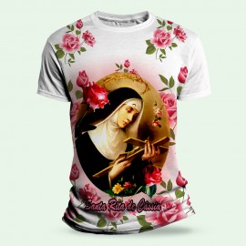 Camiseta Religiosa Catlica - Santa Rita de Cssia II