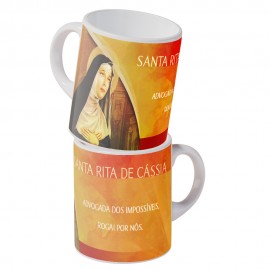 Caneca Santa Rita - Porcelana