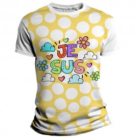 Camiseta Infantil Religiosa Catlica -  Jesus