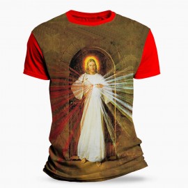 Camiseta Religiosa Catlica - Jesus Misericordioso