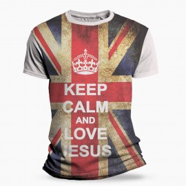 Camiseta Religiosa Catlica - Keep Calm