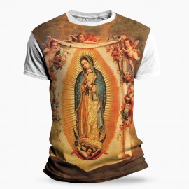 Camiseta Religiosa Catlica - Nossa Senhora de Guadalupe