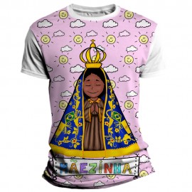 Camiseta Infantil Religiosa Catlica - Mezinha