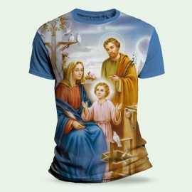 Camiseta Religiosa Catlica - Sagrada Famlia