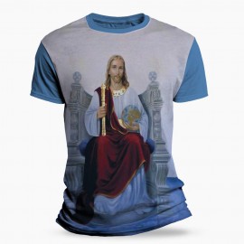 Camiseta Religiosa Catlica - Cristo Rei