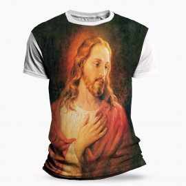 Camiseta Religiosa Catlica - Jesus Complacncia