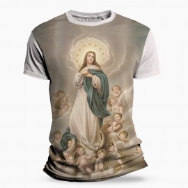 Camiseta Religiosa Catlica - Imaculada Conceio