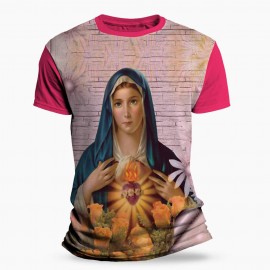 Camiseta Religiosa Catlica - Imaculado Corao de Maria II