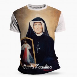 Camiseta Religiosa Catlica - Santa Faustina