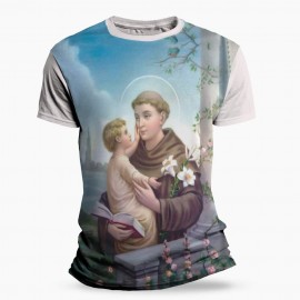 Camiseta Religiosa Catlica - Santo Antonio