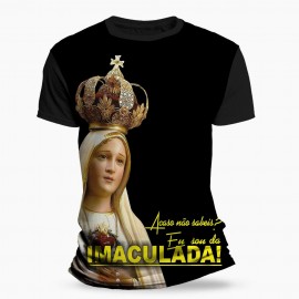 Camiseta Religiosa Catlica - Nossa Senhora de Ftima - Acaso no sabeis