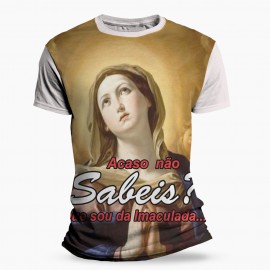 Camiseta Religiosa Catlica - Acaso No Sabeis que sou da Imaculada