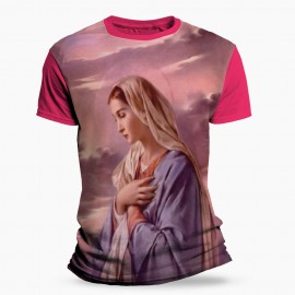 Camiseta Religiosa Catlica - Nossa Senhora Orando