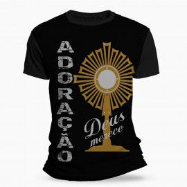 Camiseta Religiosa Catlica - Adorao