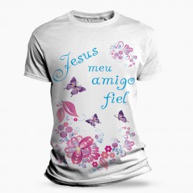 Camiseta Religiosa Catlica - Jesus meu amigo fiel