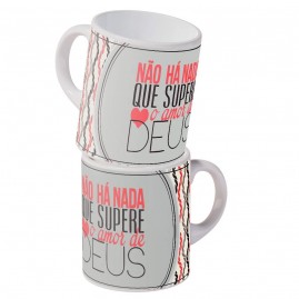 Caneca No h nada que supere o amor de Deus