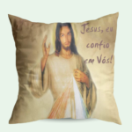Capa para Almofada Religiosa Católica - Jesus Misericordioso