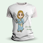 Camiseta Religiosa Católica Infantil - São Gabriel - Imagem 2