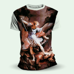 Camiseta Religiosa Católica – São Miguel Arcanjo II - Imagem 2